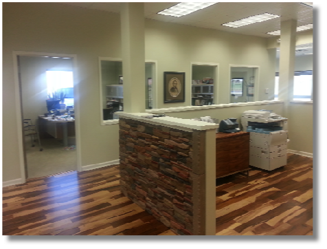 Top Line Steel Headquarters
-view of open work area